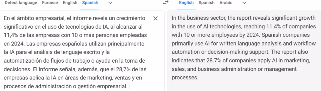 google translate le meilleur traducteur IA pour PME